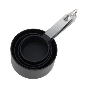 Measuring Cups 4-Piece Measuring Cup Set Dishwasher Safe Stainless Steel PP 1 Set