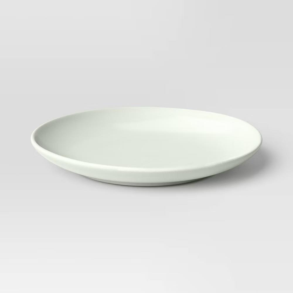 10" Stoneware Avesta Dinner Plate Light Green