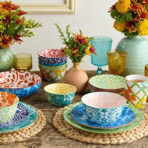 Certified International Pavillion (Set of 6) 10oz Assorted All Purpose Bowls
