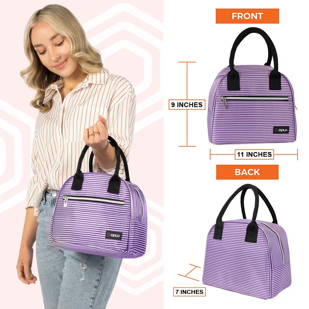 Insulated Lunch Box Women, Cooler Bag Tote Girls Kids Teen Adult, Soft Reusable Thermal Meal Prep Purse - Image 43