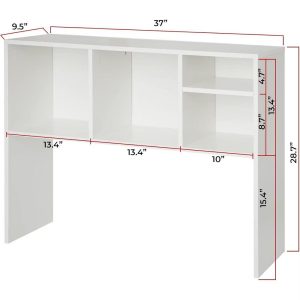 The College Cube - Dorm Desk Bookshelf - White