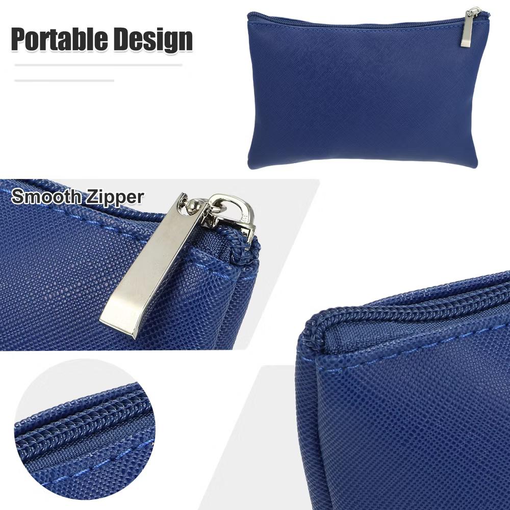 PU Leather Travel Portable Makeup Bag 1 Pc - Image 12