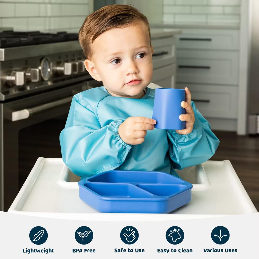 Silicone Suction Divided Plate Baby/Toddler Dish for Independent Eating - Image 22