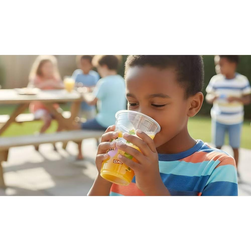 for kids' Dino Plastic Disposable Cups - 9oz/24ct - Image 3