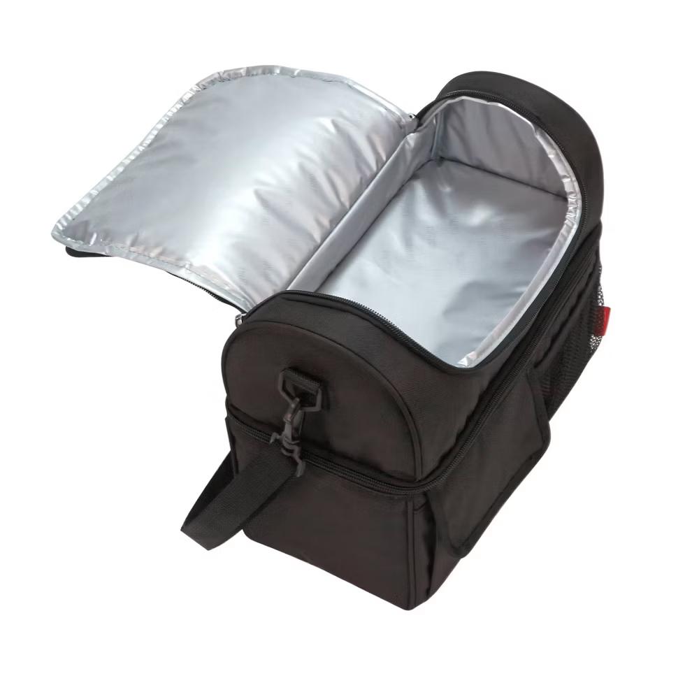 Thermos Dual Compartment Lunch Bag - Black - Image 5