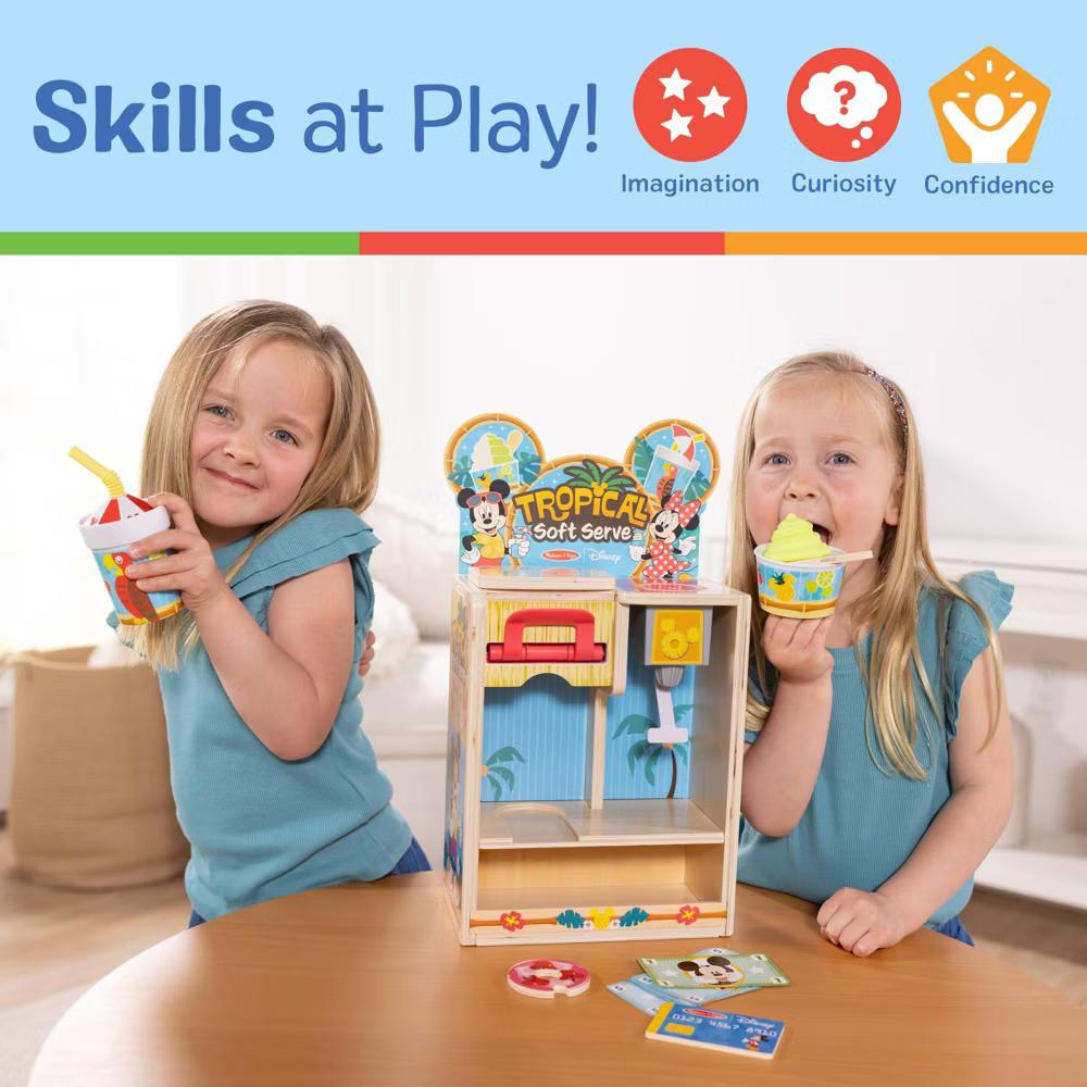 Tropical Soft Serve Ice Cream Wooden Play Food Set – 23pc - Image 5