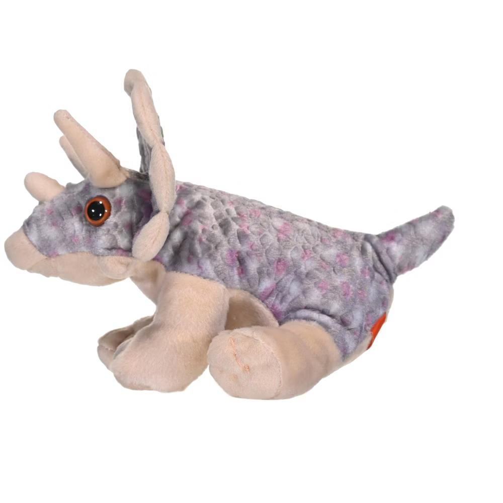 Triceratops, Cuddlekins Mini, Stuffed Animal, 8 Inches, Plush Toy, Gift for Kids, Fill is Spun Recycled Water Bottles - Image 3