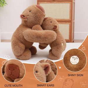 TITQWOP Capybara Weighted Stuffed Animal 12-23.6 Inch 2.2Lbs Capybara Plush Toy Soft and Cute Capybara Plush Animal for Adults Kids Boys and Girls