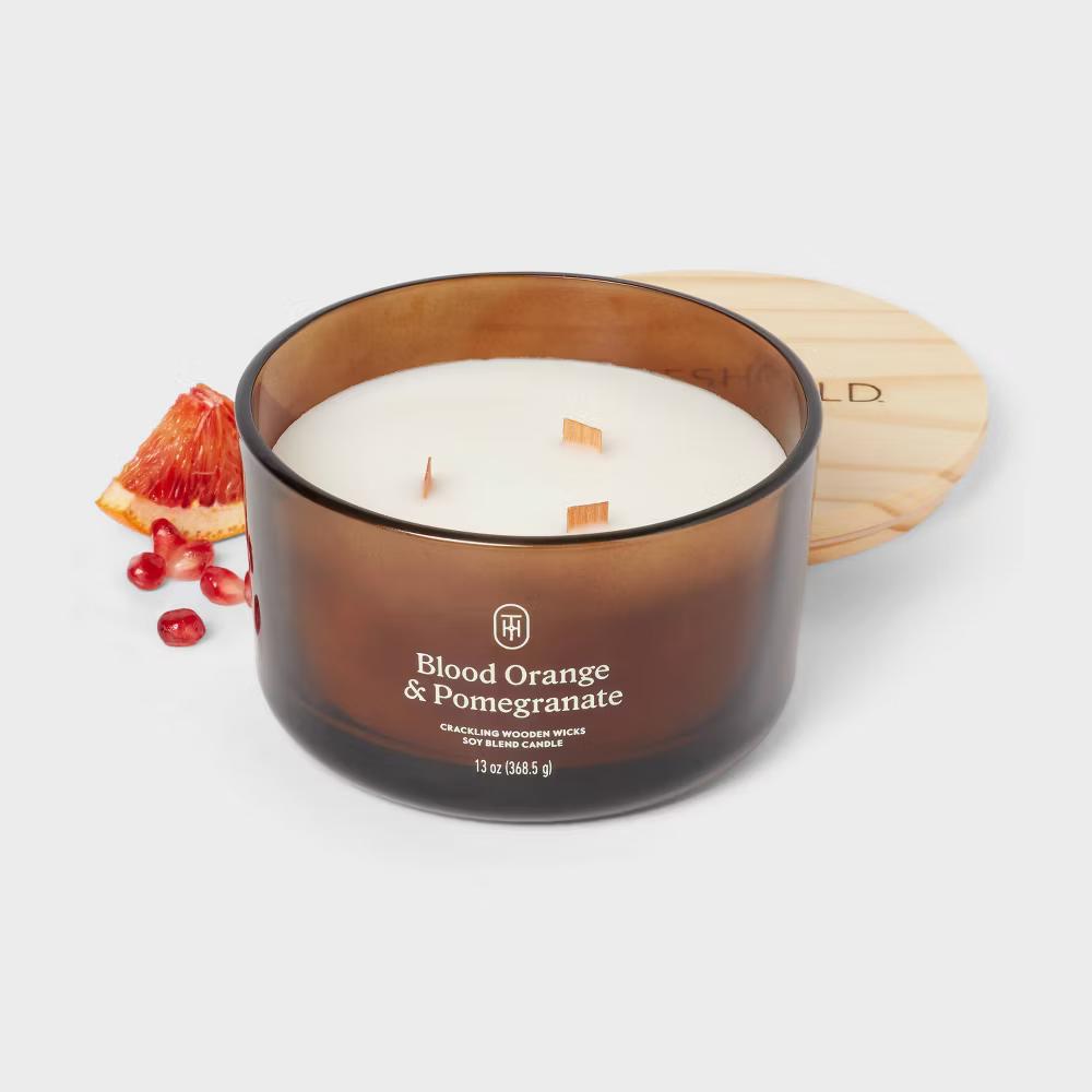 Glass Wooden Wick Jar Candle - Image 55