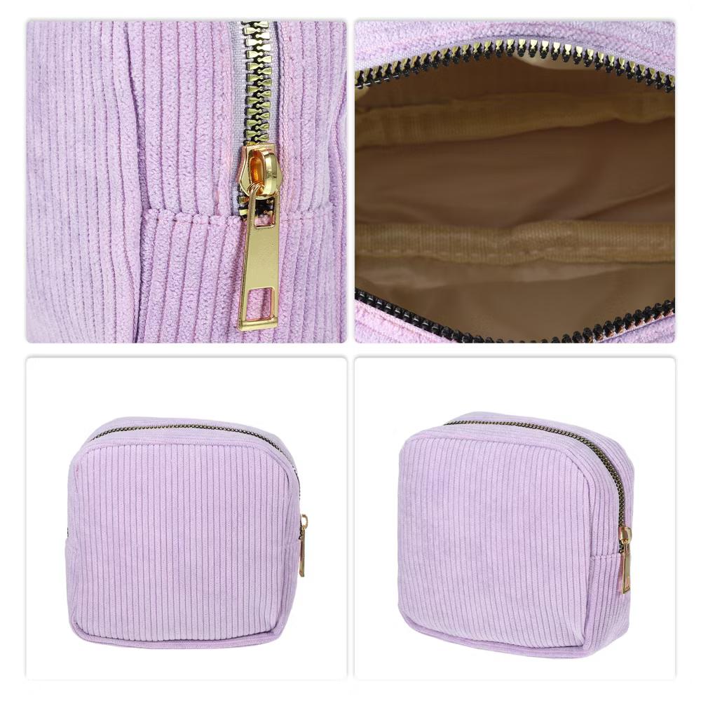 Portable Solid Color Cosmetic Bag 1 Pc - Image 21