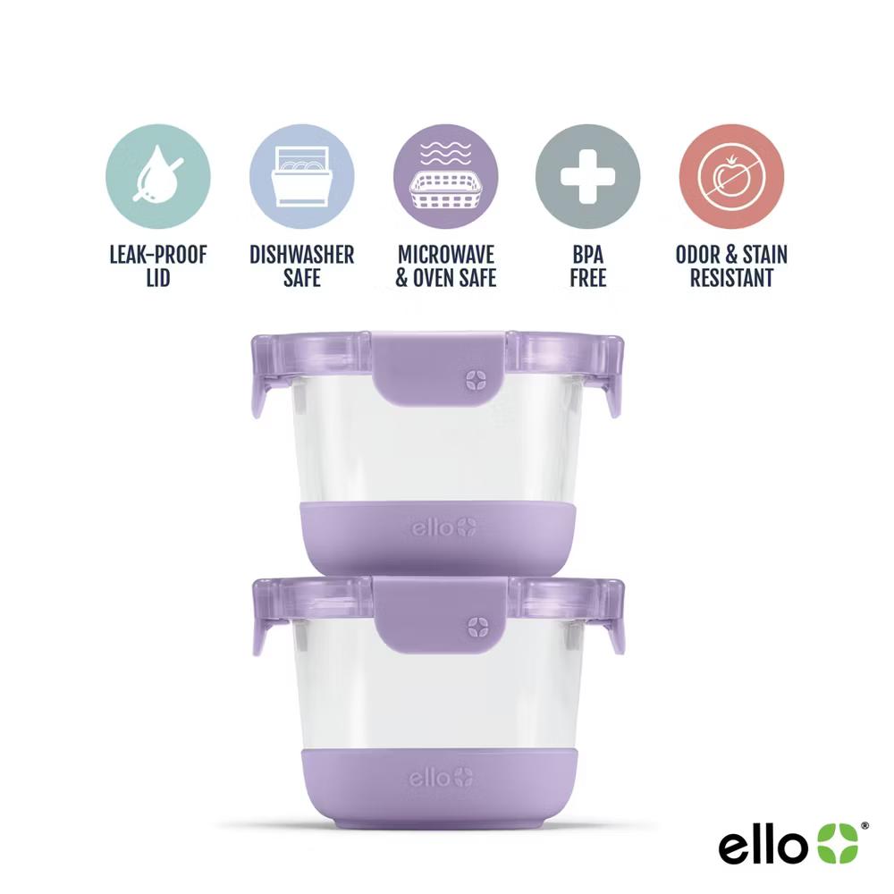4pc 2c Glass Refresh Round Food Storage Container Set - Image 5