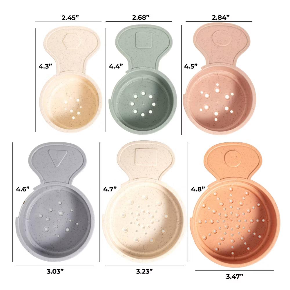 Baby Bath Stacking Cups Toy for Toddlers, Baby Bath Toys for Kids, Educational Water Toys for Early Learning, Fun & Safe Bathtub Toys - Image 2