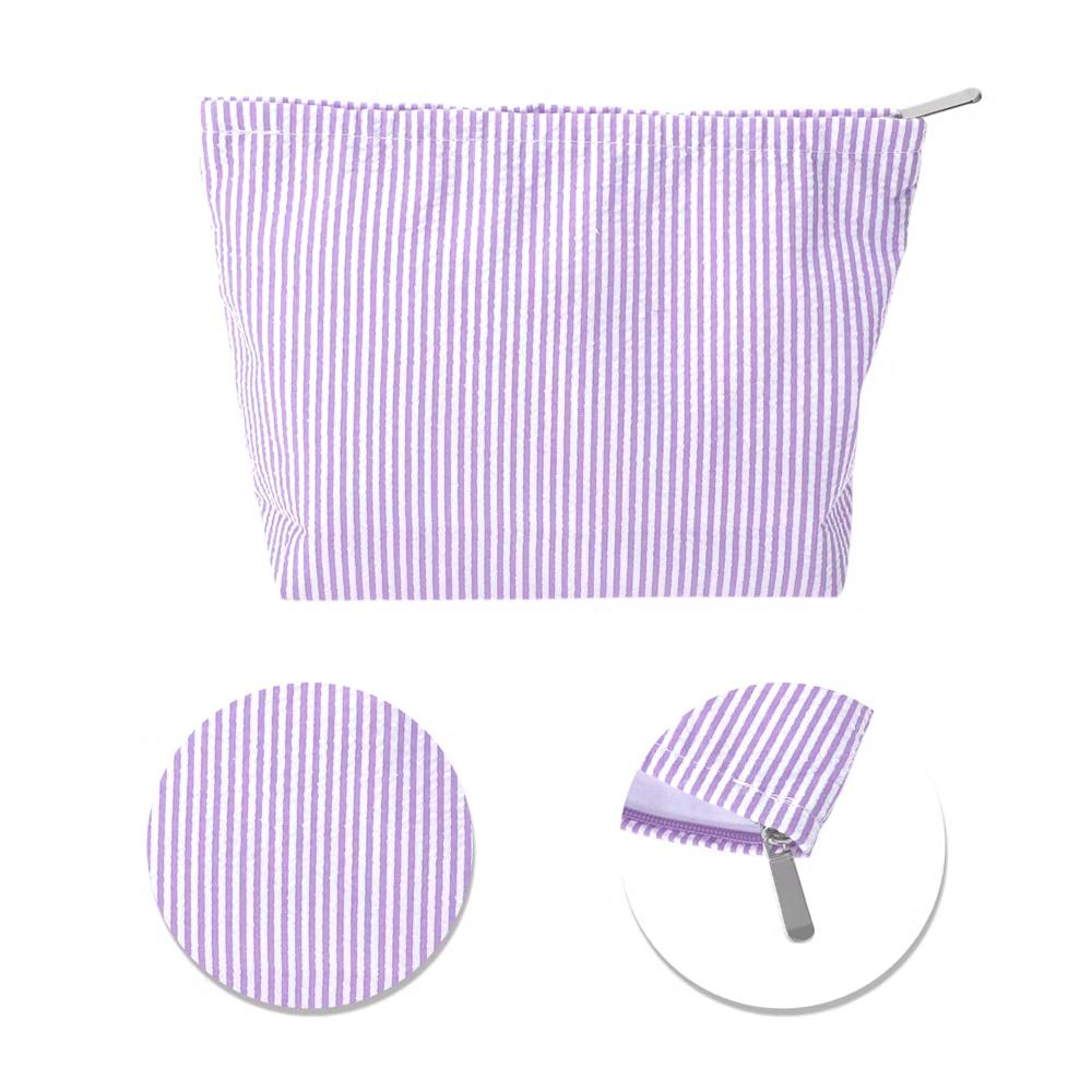 Seersucker Stripes Makeup Bag 1 Pc - Image 29