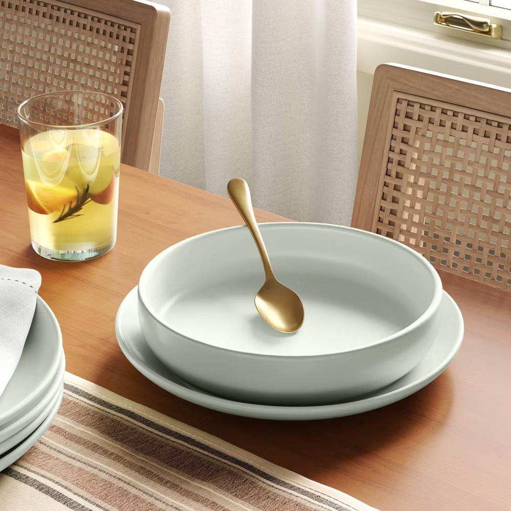 Stoneware Avesta Pasta Bowl Light Green