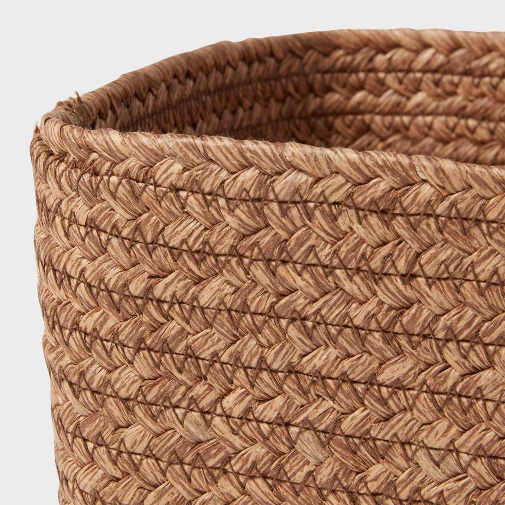 Small Natural Woven Basket - Image 6