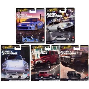"Fast & Furious" 2023 5 piece Set G Diecast Model Cars