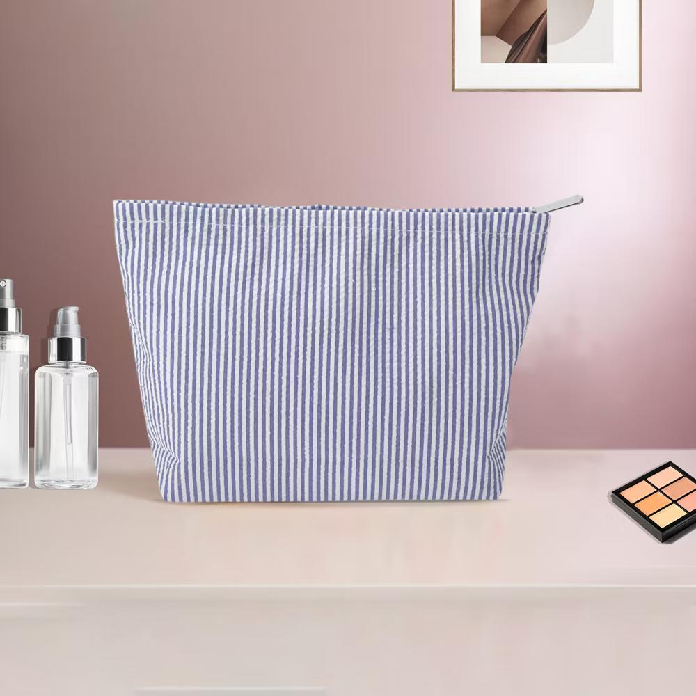 Seersucker Stripes Makeup Bag 1 Pc - Image 16