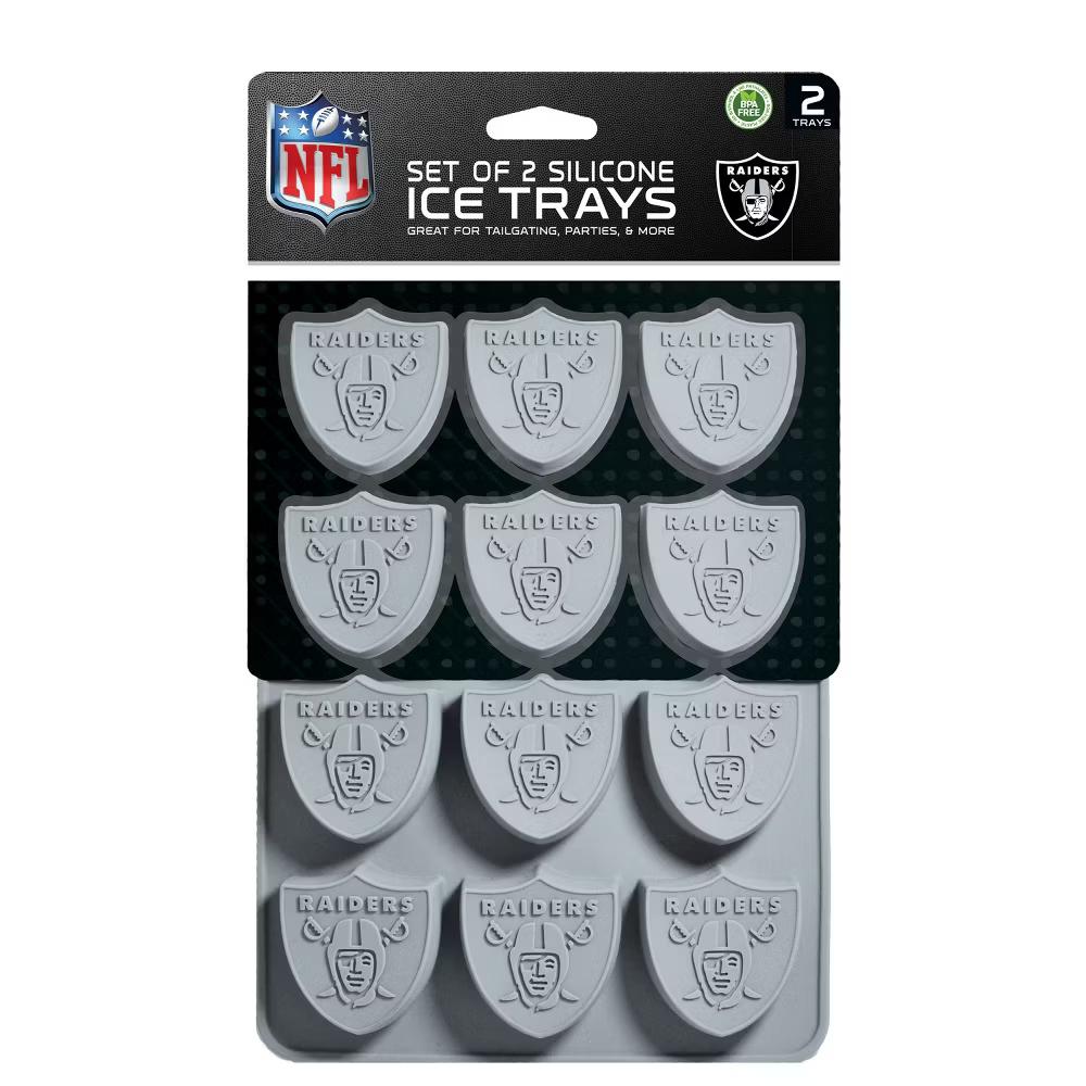FanPans 2-Pack Team Ice Cube Trays - NFL Las Vegas Raiders - Image 3