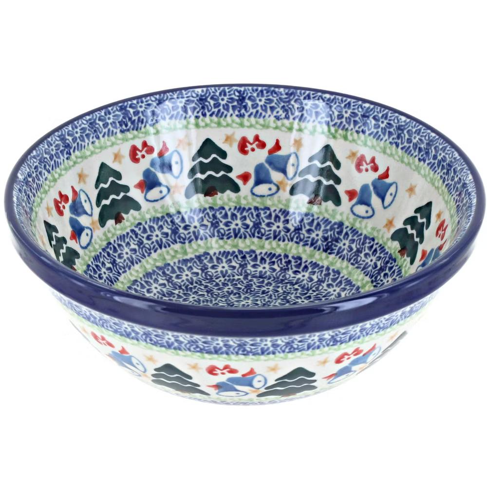 Blue Rose Polish Pottery Ceramika Artystyczna Cereal Bowl - Image 40