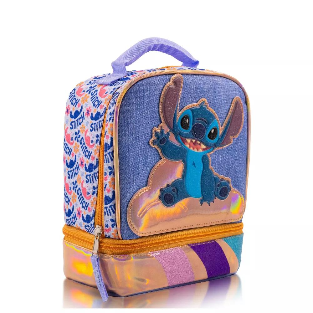 Lilo & Stitch Dual Compartment Lunch Box - Blue - Image 3