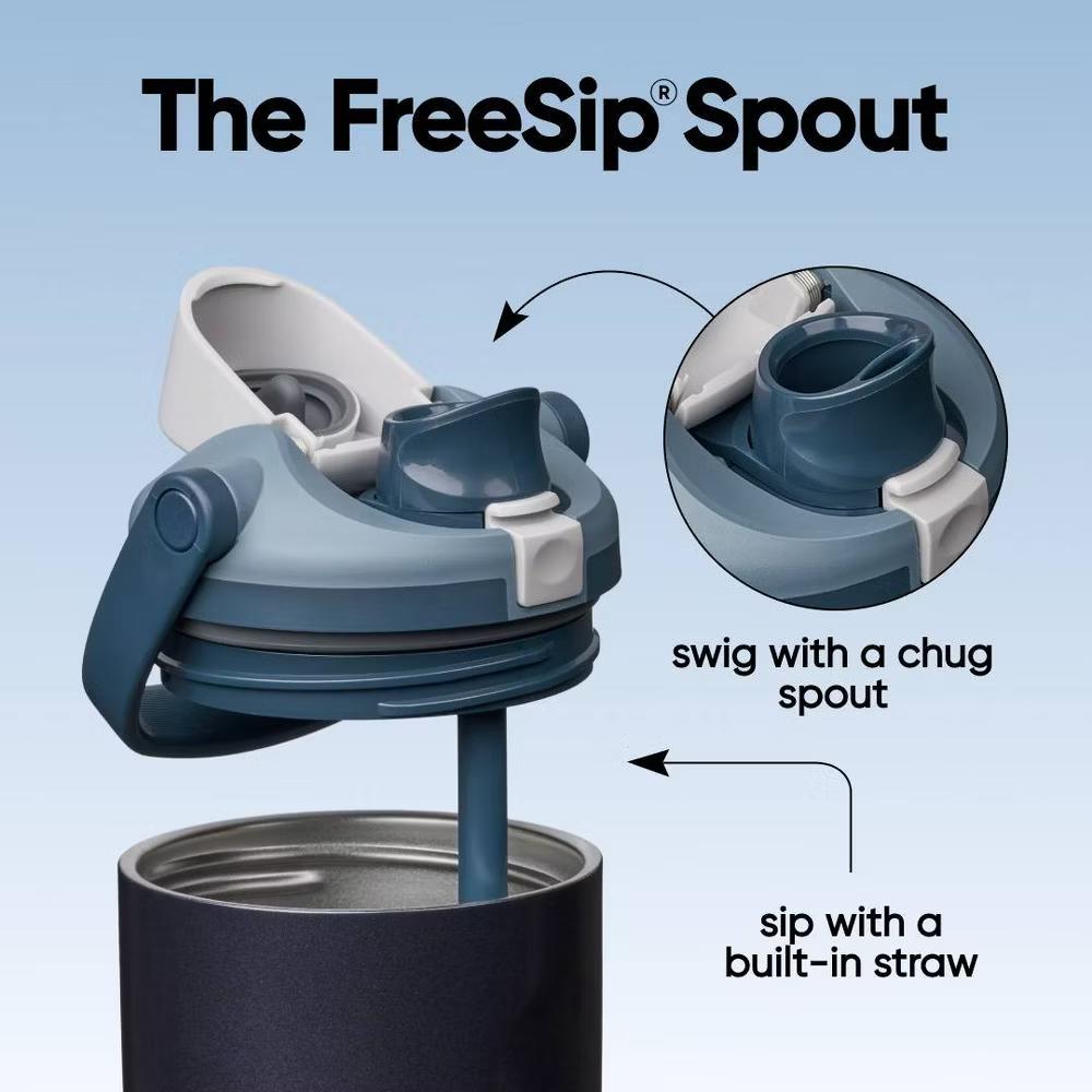 Stainless Steel FreeSip Sway Water Bottle - Image 55