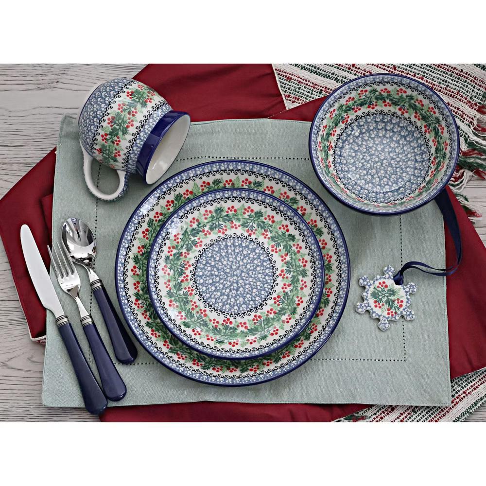 Blue Rose Polish Pottery Ceramika Artystyczna Cereal Bowl - Image 28