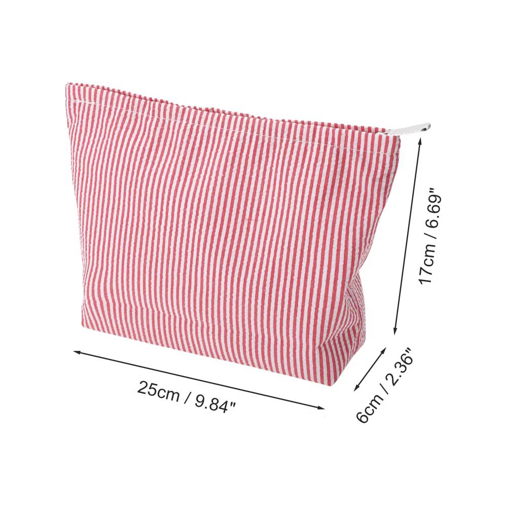 Seersucker Stripes Makeup Bag 1 Pc - Image 34
