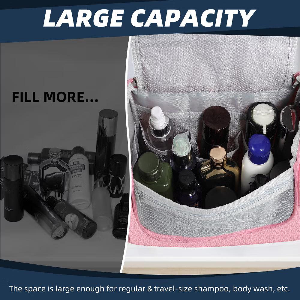 Large Capacity Toiletry Bag for Women and Men, Hanging Toiletry Organizer Cosmetics Makeup Bag - Image 55