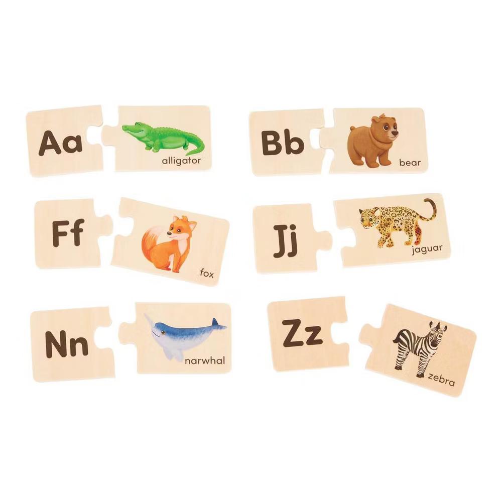 Wooden ABC & Numbers Puzzles - Image 4