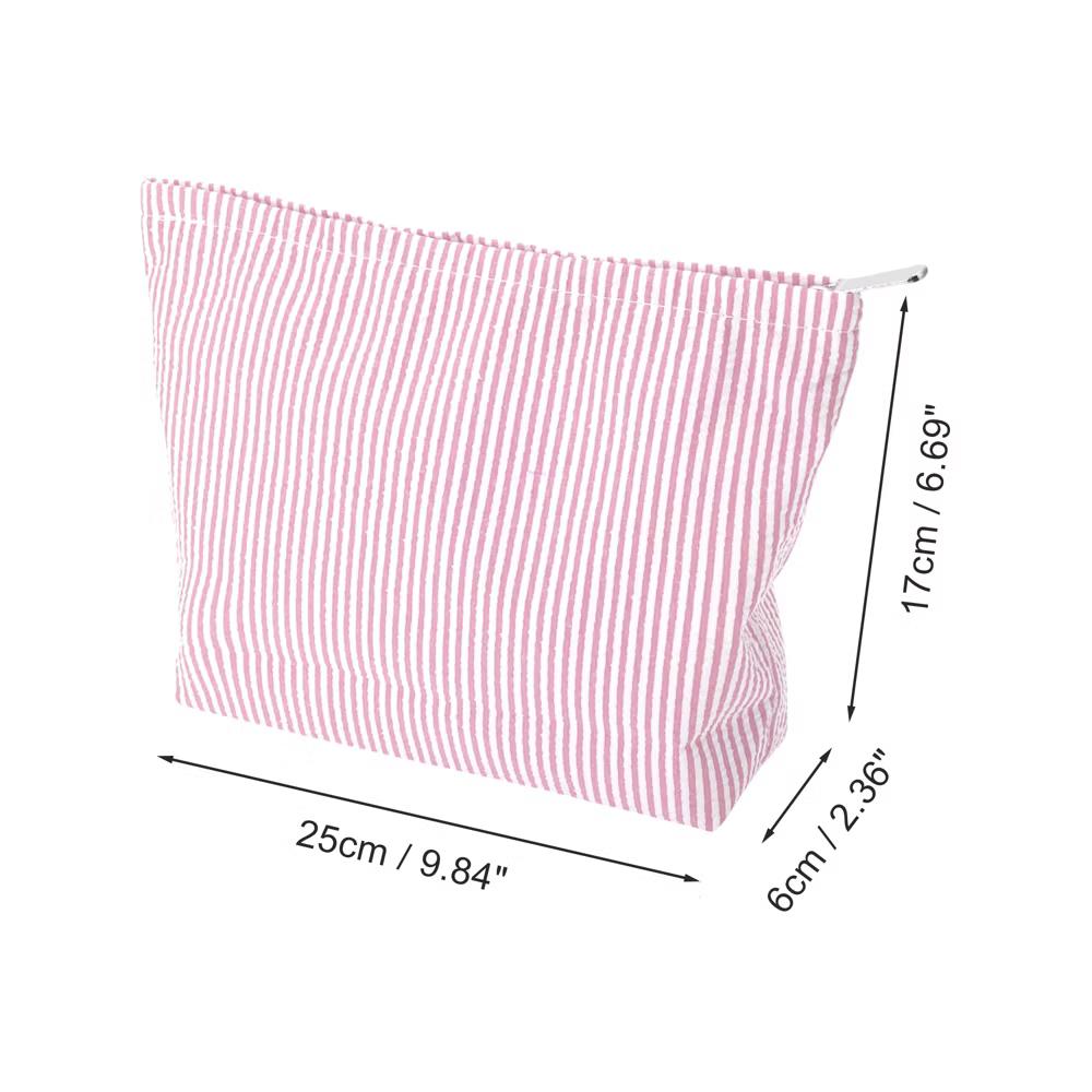 Seersucker Stripes Makeup Bag 1 Pc - Image 37