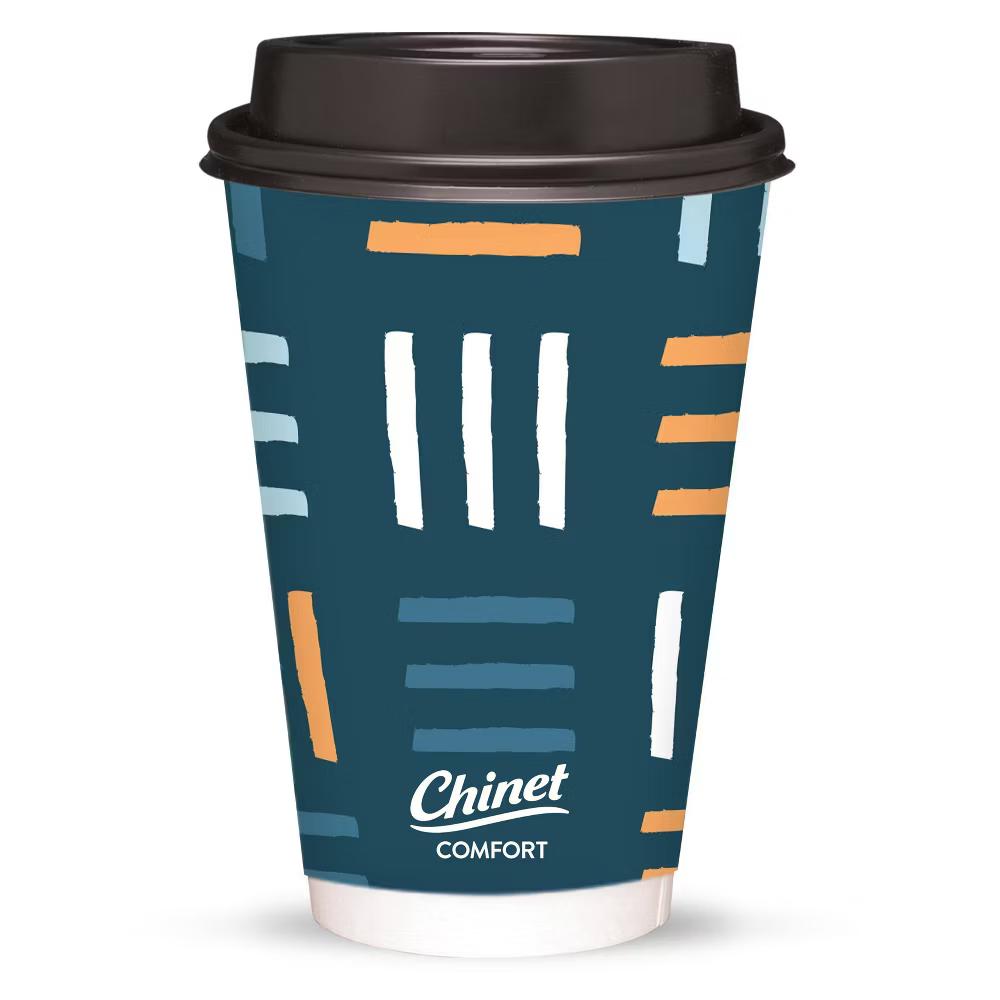 Comfort Cup - 18ct/16oz: Disposable Paper Drinkware, Solid Pattern - Image 3