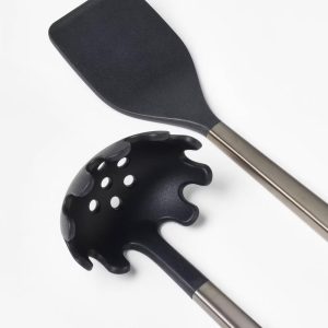 10pc Silicone/Stainless Steel Kitchen Utensil Set