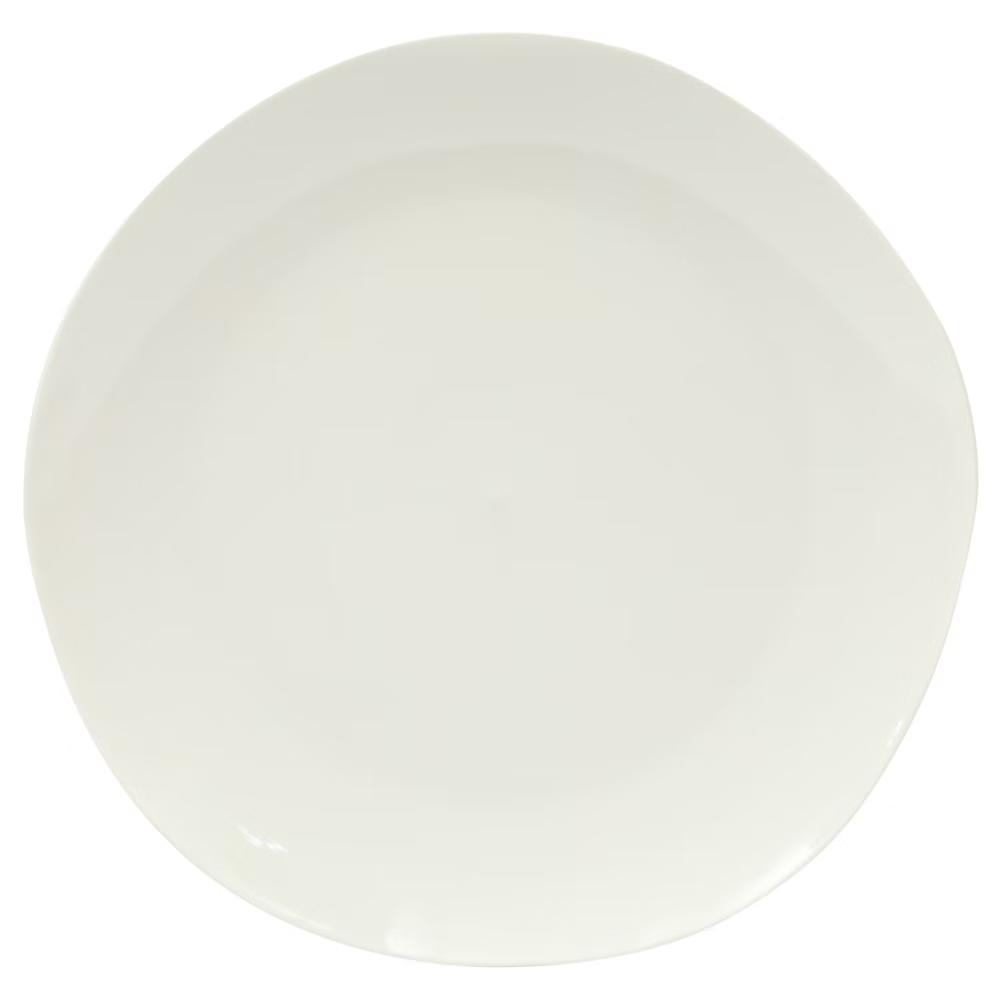 Lindendale 16 Piece Porcelain Ceramic Plates and Bowls Dishes Scratch and Chip Resistant Service for 4 Dinnerware Set - White - Image 5