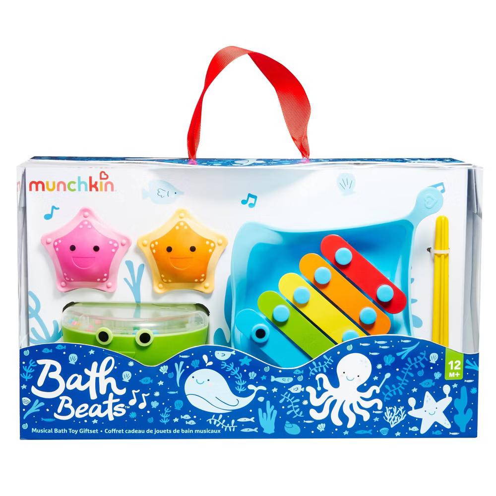 Bath Beats Musical Bath Toy Xylophone Bath Drum and Shakers Gift Set - Image 3