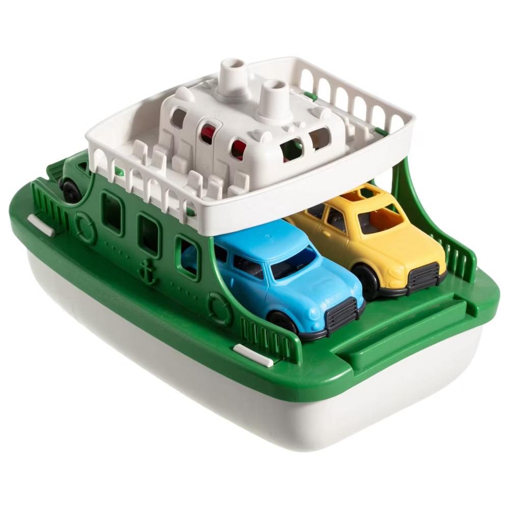 Boat Bath Toy Set for Toddlers, Carry Ship & 4 Mini Cars – Fun Water Toys for Bath, Pool, Beach Play, Safe & Non-Toxic Ferry Boat Toy - Image 2