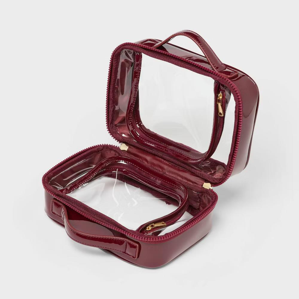 Double Sided Clear Makeup Bag - Image 2