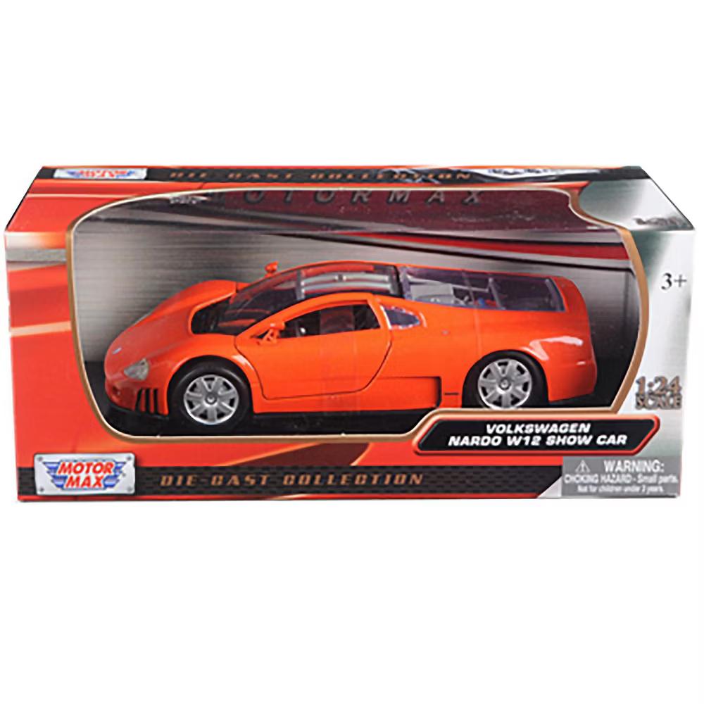Volkswagen Nardo W12 Orange 1/24 Diecast Car Model - Image 3
