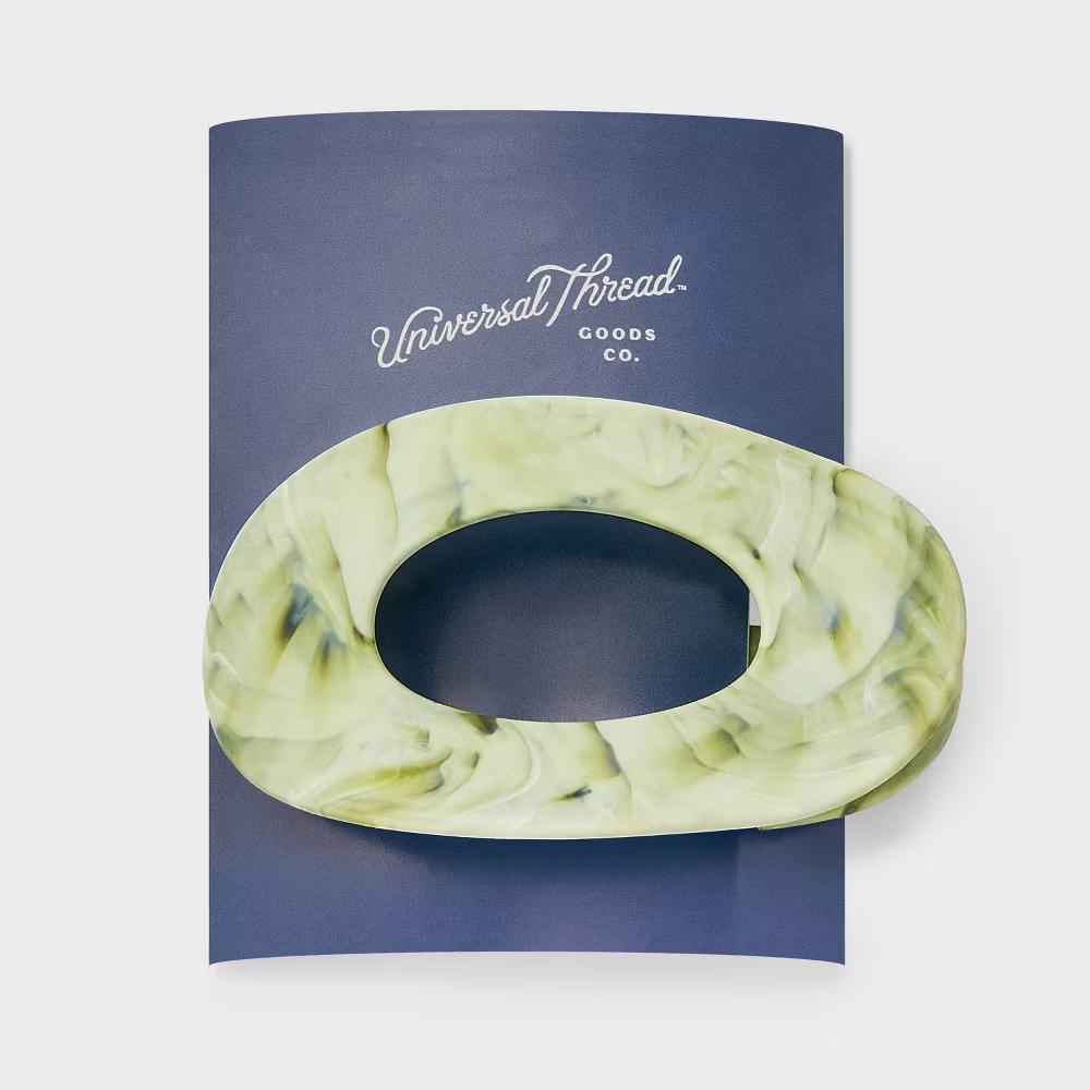 Marble Oval Shovel Hair Clip - Image 15