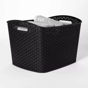 Y-Weave XL Curved Decorative Storage Basket