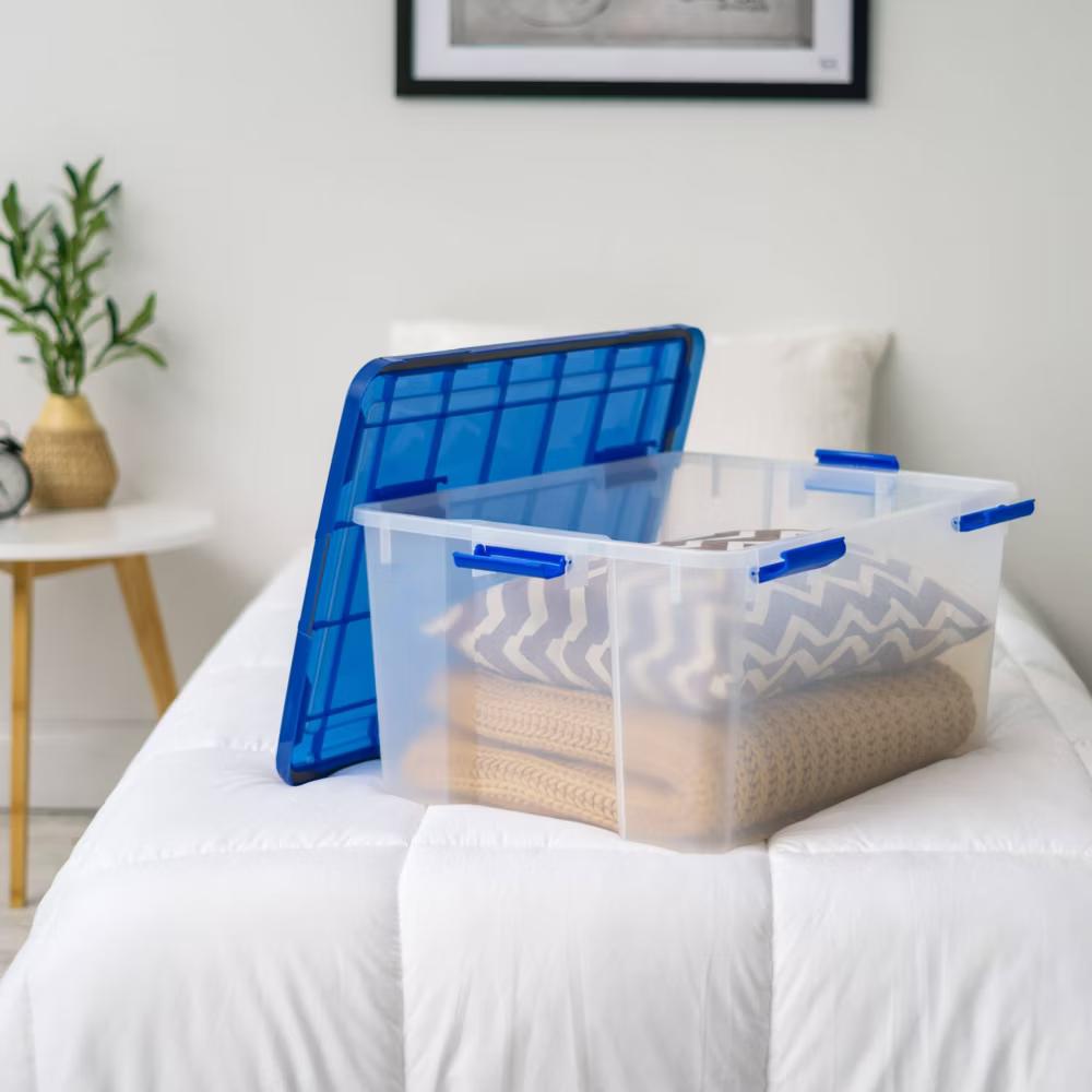 IRIS WeatherPro Plastic Storage Bin with Lid - Image 30