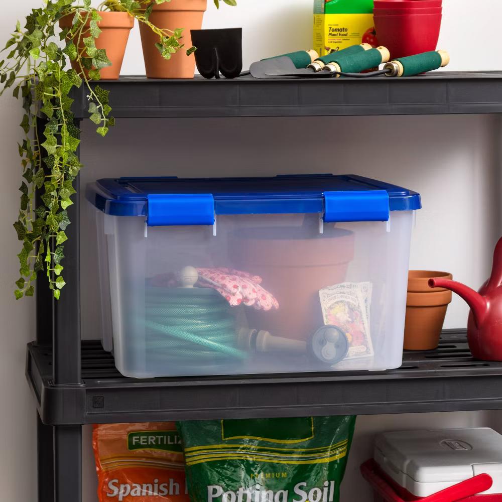 IRIS WeatherPro Plastic Storage Bin with Lid - Image 25