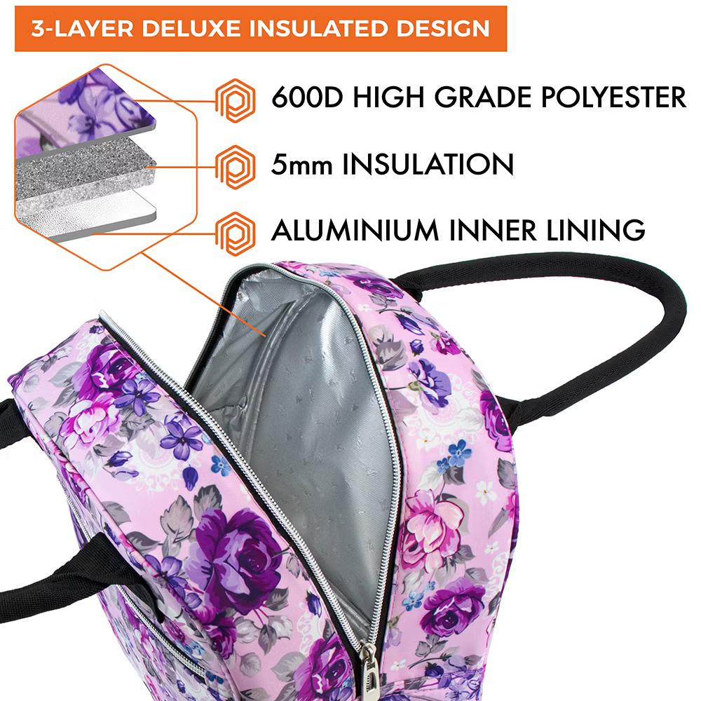 Insulated Lunch Box Women, Cooler Bag Tote Girls Kids Teen Adult, Soft Reusable Thermal Meal Prep Purse - Image 47