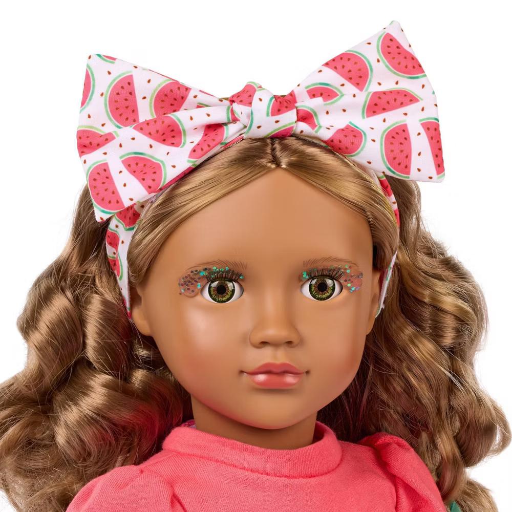 Bella 18" Doll and Real Slime with Spa-Themed Accessories - Dark-Blonde Hair/Hazel Eyes - Image 8