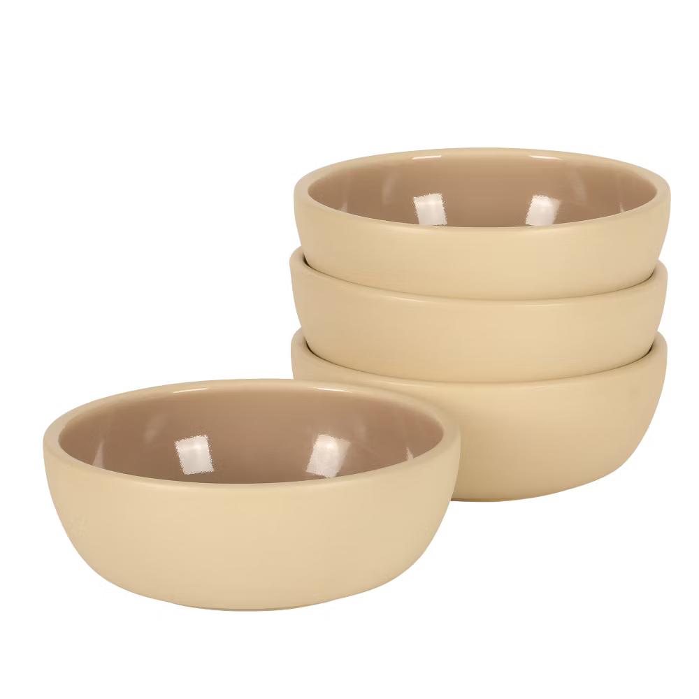 Made in Portugal - Port Gaia 4 Piece Cereal Bowl Set, 6.2” Stoneware Bowls, Reactive Glaze Finish, Soup & Snack Bowls - Image 15