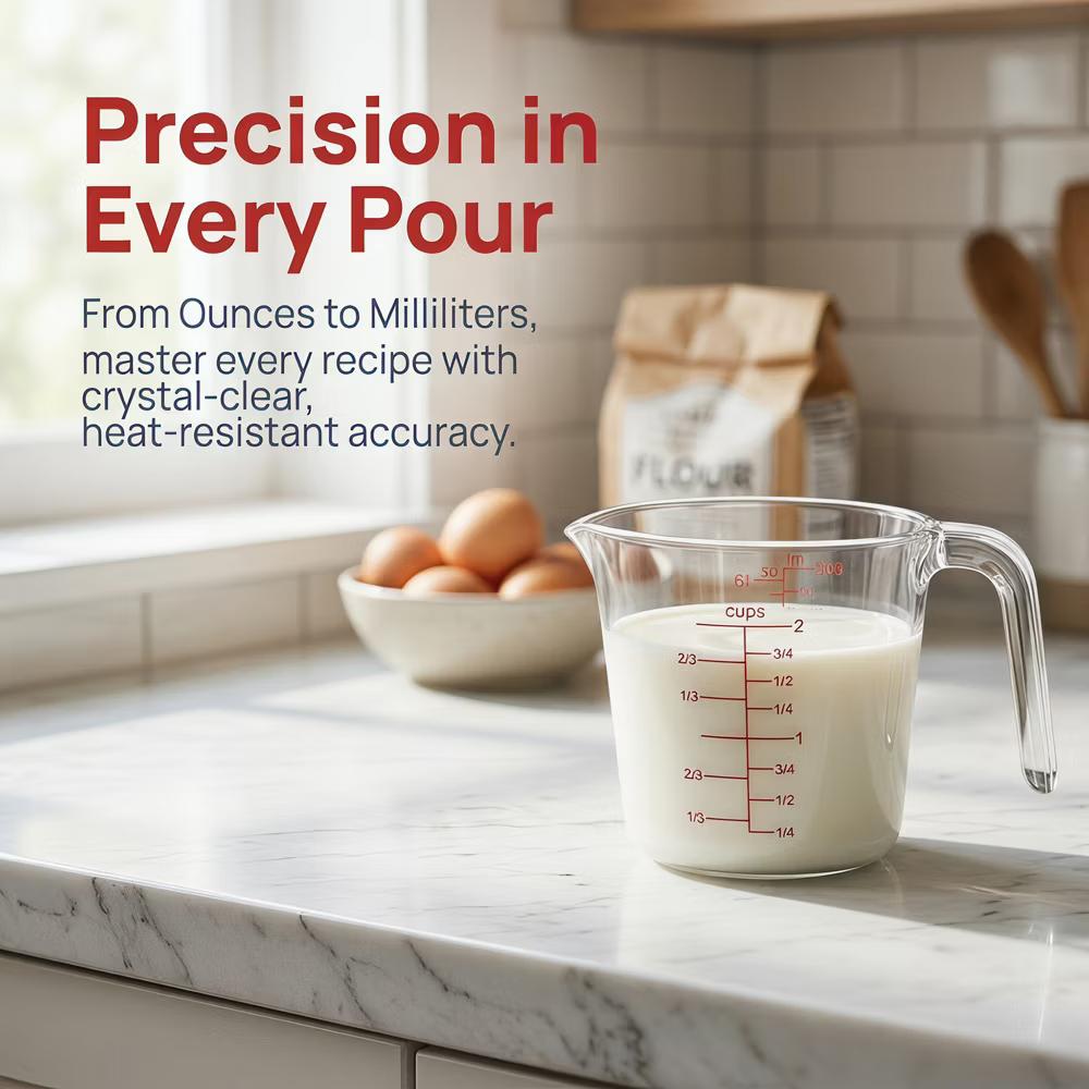 Measuring Cup, Liquid PS Material Measuring Cup for Measuring and Pouring without Spilling - Image 19