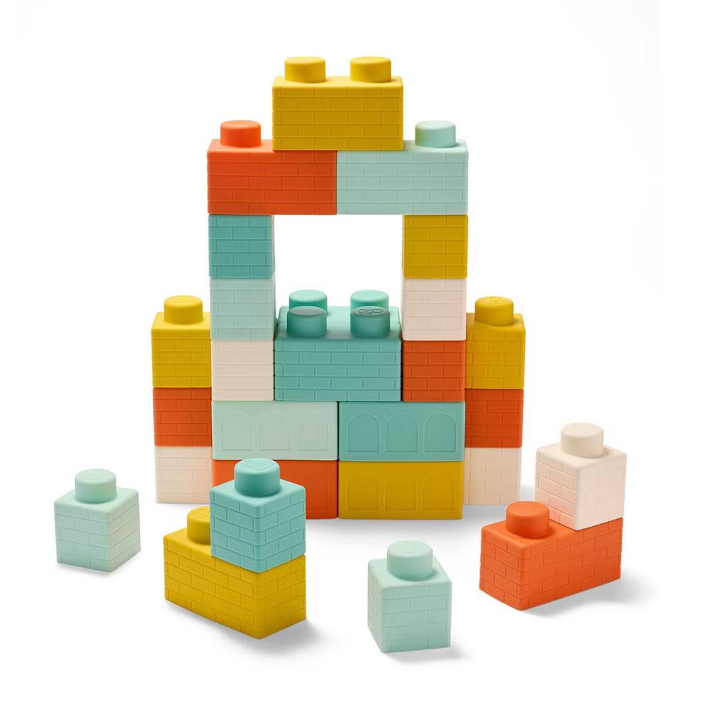 Big City Blocks - 27pc Large Foam Building Blocks with Storage Bag - Image 4