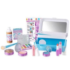 Love Your Look Pretend Makeup Kit Play Set – 16 Pieces for Mess-Free Pretend Play (DOES NOT CONTAIN REAL COSMETICS)