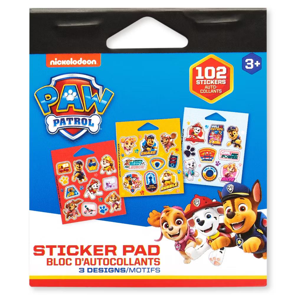 Nickelodeon Paw Patrol Mini Sticker Book for Kids/Chase/Marshall/Rubble and Skye 102ct - 10 Sheets - Image 2