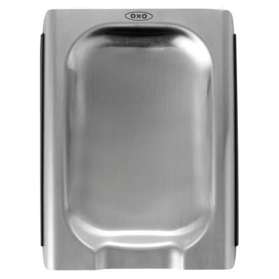 Stainless Steel Spoon Rest: Silicone Utensil Holder for Stove, Dishwasher-Safe, Light Silver - Image 3