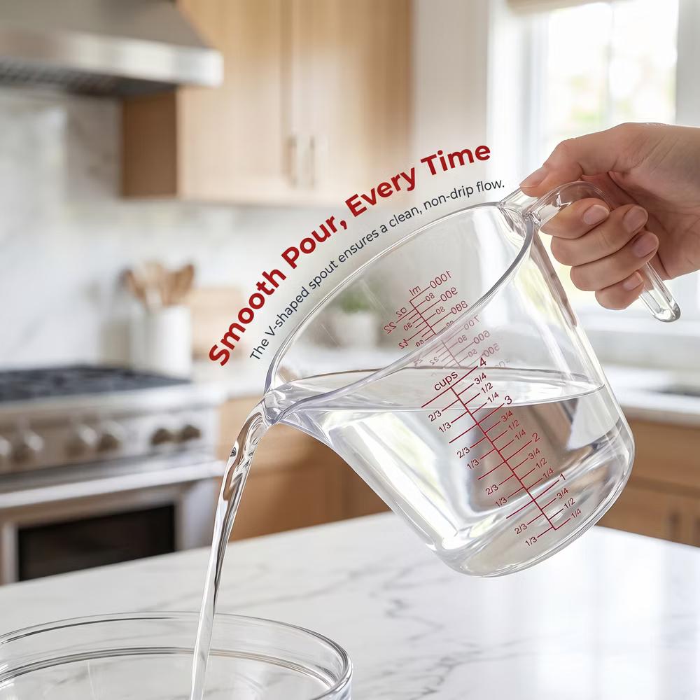 Measuring Cup, Liquid PS Material Measuring Cup for Measuring and Pouring without Spilling - Image 15